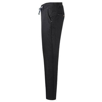 (6 pieces) KARLOWSKY | Men's Stretch Chino Work Trousers – Black - EU 52 - Easy-care stretch
