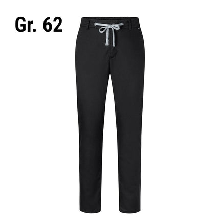 (6 pieces) KARLOWSKY | Men's Stretch Chino Work Trousers – Black - EU 62 - Easy-care stretch