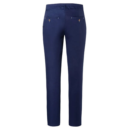 (6 pieces) KARLOWSKY | Men's Stretch Chino Work Trousers – Navy - EU 54 - Easy-care stretch