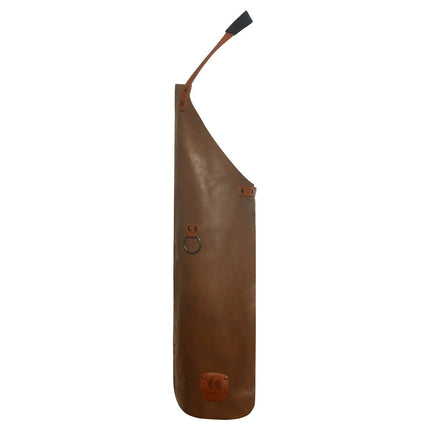 (6 pieces) KARLOWSKY | Professional Leather Bib Apron – Toffee - 600×820 mm