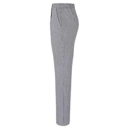 (6 pieces) KARLOWSKY| Women's Chef Trousers Annemarie – Black - Size 48 - Elastic Waist