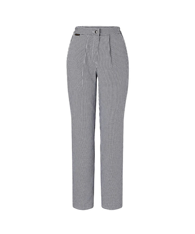 (6 pieces) KARLOWSKY| Women's Chef Trousers Annemarie – Black - Size 50 - Elastic Waist