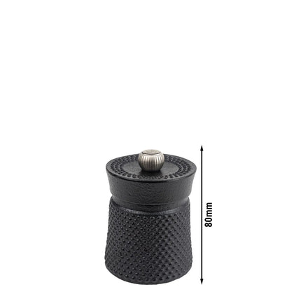 (6 pieces) PEUGEOT | BALI - Pepper Mill - Black - Height: 80mm