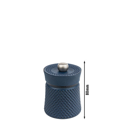 (6 pieces) PEUGEOT | BALI - Pepper Mill - Blue - Height: 80mm