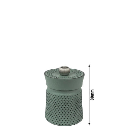 (6 pieces) PEUGEOT | BALI - Pepper Mill - Green - Height: 80mm