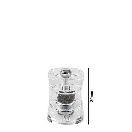 (6 pieces) PEUGEOT | BALTIC - Pepper Mill - Acrylic - Height: 80mm
