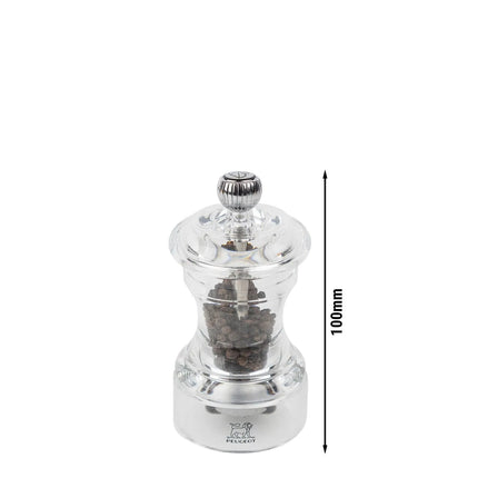 (6 pieces) PEUGEOT | BISTRO - Pepper Mill - Acrylic - Height: 100mm