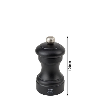 (6 pieces) PEUGEOT | BISTRO - Pepper Mill - Matte Black - Height: 100mm