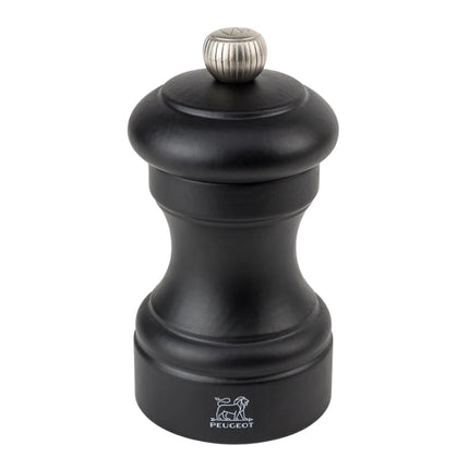 (6 pieces) PEUGEOT | BISTRO - Salt Mill - Matte Black - Height: 100mm