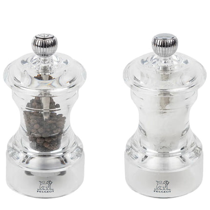 (6 pieces) PEUGEOT | BISTRO - Salt & Pepper Mill - Acrylic - Height: 100mm