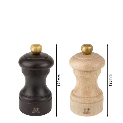 (6 pieces) PEUGEOT | BISTRO - Salt & Pepper Mill - Chocolate & Natural - Height: 100mm