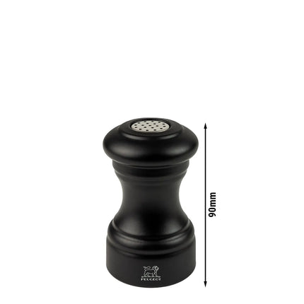 (6 pieces) PEUGEOT | BISTRO Salt Shaker - Matte Black - Height: 90mm
