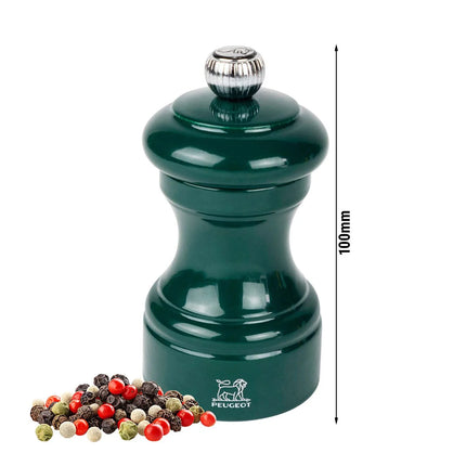 (6 pieces) PEUGEOT | BISTRORAMA - Pepper Mill - Forest Green - Height: 100mm