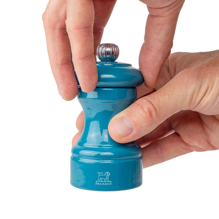 (6 pieces) PEUGEOT | BISTRORAMA - Pepper Mill - Pacific Blue - Height: 100mm