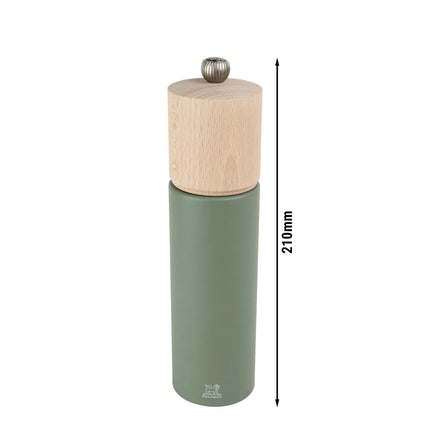 (6 pieces) PEUGEOT | BOREAL - Pepper Mill - Olive Green - Height: 210mm