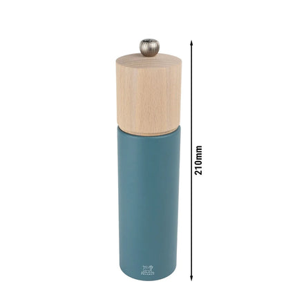 (6 pieces) PEUGEOT | BOREAL - Pepper Mill - Smoke Blue - Height: 210mm
