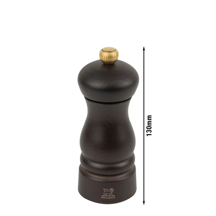 (6 pieces) PEUGEOT | CLERMONT - Pepper Mill - Chocolate - Height: 130mm