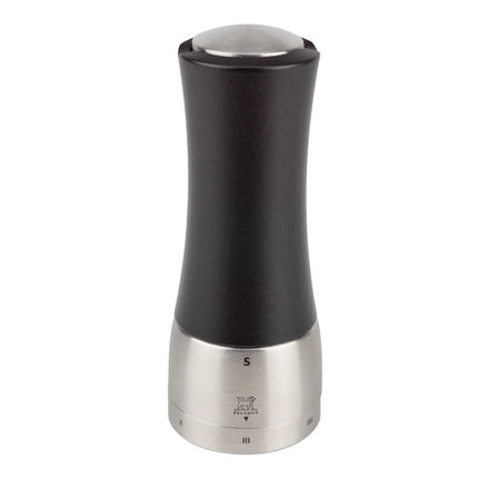 (6 pieces) PEUGEOT | DAMAN-MADRAS - Salt Mill - u'Select Z - Stainless Steel/Chocolate - Height: 160mm