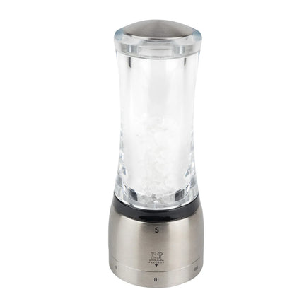 (6 pieces) PEUGEOT | DAMAN - Salt Mill - u'Select Z - Stainless Steel/Acrylic - Height: 160mm
