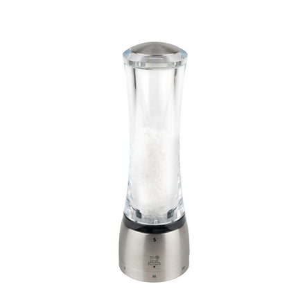 (6 pieces) PEUGEOT | DAMAN - Salt Mill - u'Select Z - Stainless Steel/Acrylic - Height: 210mm