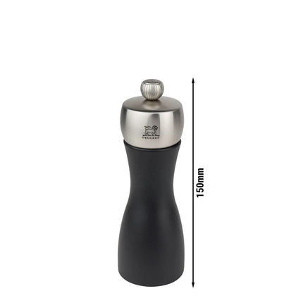 (6 pieces) PEUGEOT | FIDJI - Salt Mill - Matte Black - Height: 150mm