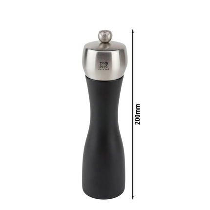 (6 pieces) PEUGEOT | FIDJI - Salt Mill - Matte Black - Height: 200mm