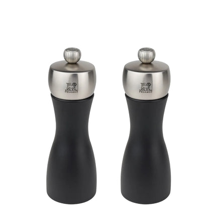 (6 pieces) PEUGEOT | FIDJI - Salt & Pepper Mill - Matte Black - Height: 150mm
