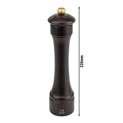 (6 pieces) PEUGEOT | HOSTELLERIE - Pepper Mill - Chocolate - Height: 220mm