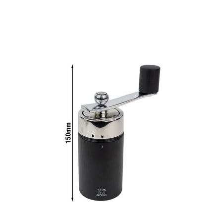 (6 pieces) PEUGEOT | ISEN - Nutmeg Mill - Matte Black - Height: 150mm