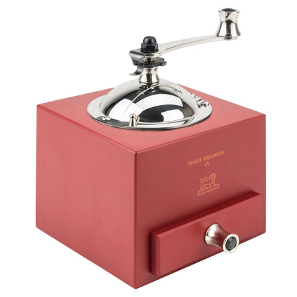 (6 pieces) PEUGEOT | LE MOULIN D'OLIVIER ROELLINGER - Pepper/Spice Mill - Chili Red - Height: 130mm