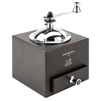 (6 pieces) PEUGEOT | LE MOULIN D'OLIVIER ROELLINGER - Pepper/Spice Mill - Chocolate - Height: 130mm