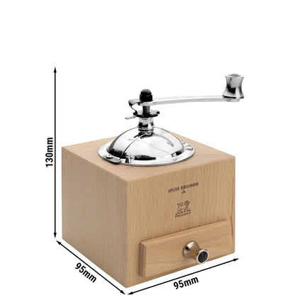 (6 pieces) PEUGEOT | LE MOULIN D'OLIVIER ROELLINGER - Pepper/Spice Mill - Natural - Height: 130mm