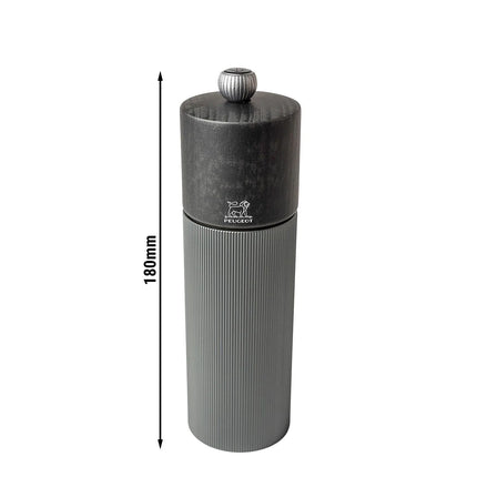 (6 pieces) PEUGEOT | LINE - Pepper Mill - Carbon/Graphite - Height: 180mm