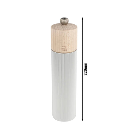 (6 pieces) PEUGEOT | LINE - Salt Mill - Aluminium/Natural - Height: 220mm