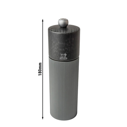 (6 pieces) PEUGEOT | LINE - Salt Mill - Carbon/Graphite - Height: 180mm