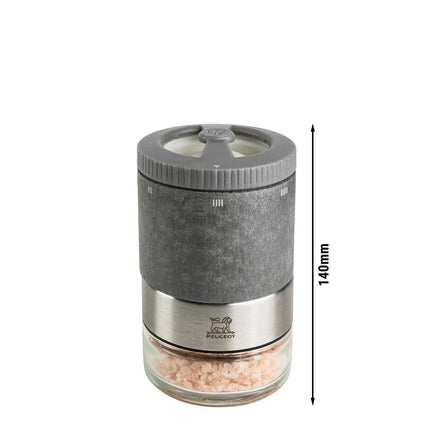 (6 pieces) PEUGEOT | MAESTRO - Salt Bar - u'Select - Light Graphite - Height: 110mm - incl. three premium salt jars