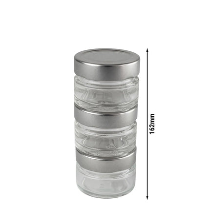 (6 pieces) PEUGEOT | MAESTRO - Set of three storage jars