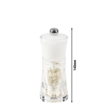 (6 pieces) PEUGEOT | MOLÈNE - Moist Salt Mill Z - White - Height: 140mm