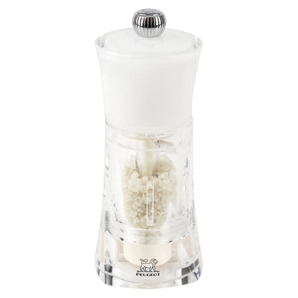 (6 pieces) PEUGEOT | MOLÈNE - Moist Salt Mill Z - White - Height: 140mm