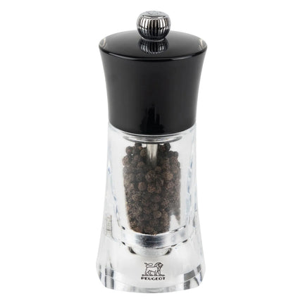 (6 pieces) PEUGEOT | MOLÈNE - Pepper Mill - Black - Height: 140mm