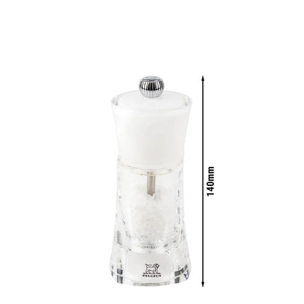 (6 pieces) PEUGEOT | MOLÈNE - Salt Mill - White - Height: 140mm
