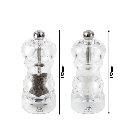 (6 pieces) PEUGEOT | NANCY - Salt & Pepper Mill - Height: 120mm