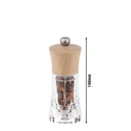 (6 pieces) PEUGEOT | OLÉRON - Chili Mill - Natural Acrylic - Height: 140mm