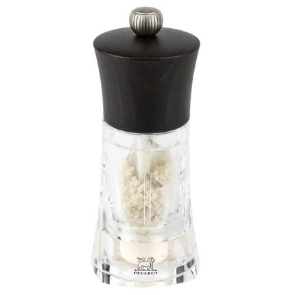 (6 pieces) PEUGEOT | OLÉRON - Moist Salt Mill - Chocolate Acrylic - Height: 140mm