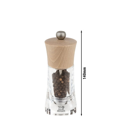 (6 pieces) PEUGEOT | OLÉRON - Pepper Mill - Natural Acrylic - Height: 140mm