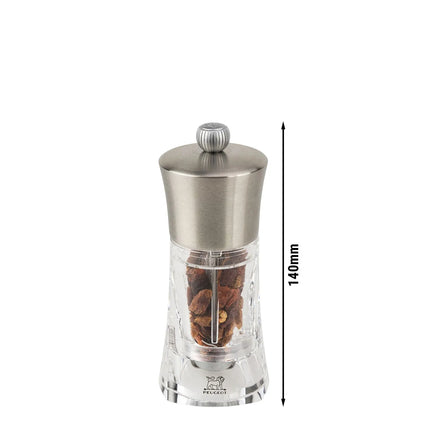 (6 pieces) PEUGEOT | OUESSANT - Chili Mill - Acrylic/Stainless Steel - Height: 140mm