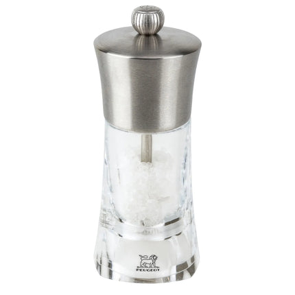 (6 pieces) PEUGEOT | OUESSANT - Salt Mill - Acrylic/Stainless Steel - Height: 140mm