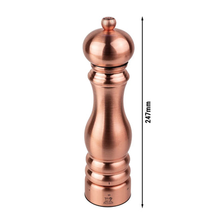 (6 pieces) PEUGEOT | PARIS CHEF - Pepper Mill - u'Select - Copper - Height: 220mm
