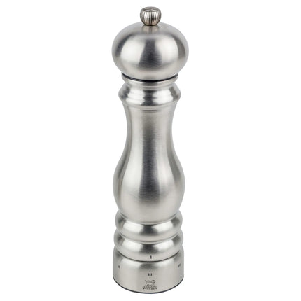 (6 pieces) PEUGEOT | PARIS CHEF - Pepper Mill - u'Select - Stainless Steel - Height: 220mm