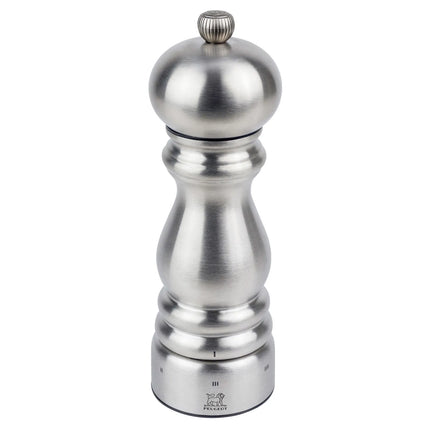 (6 pieces) PEUGEOT | PARIS CHEF - Salt Mill - u'Select - Stainless Steel - Height: 180mm